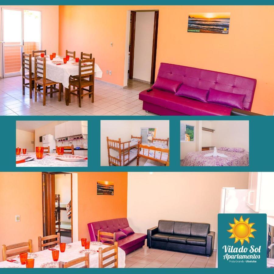Apartamento Praia Grande Ubatuba 2 Vagas Garagem Internet Wifi Exterior photo